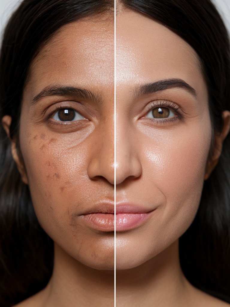 UV Cloud Before and After